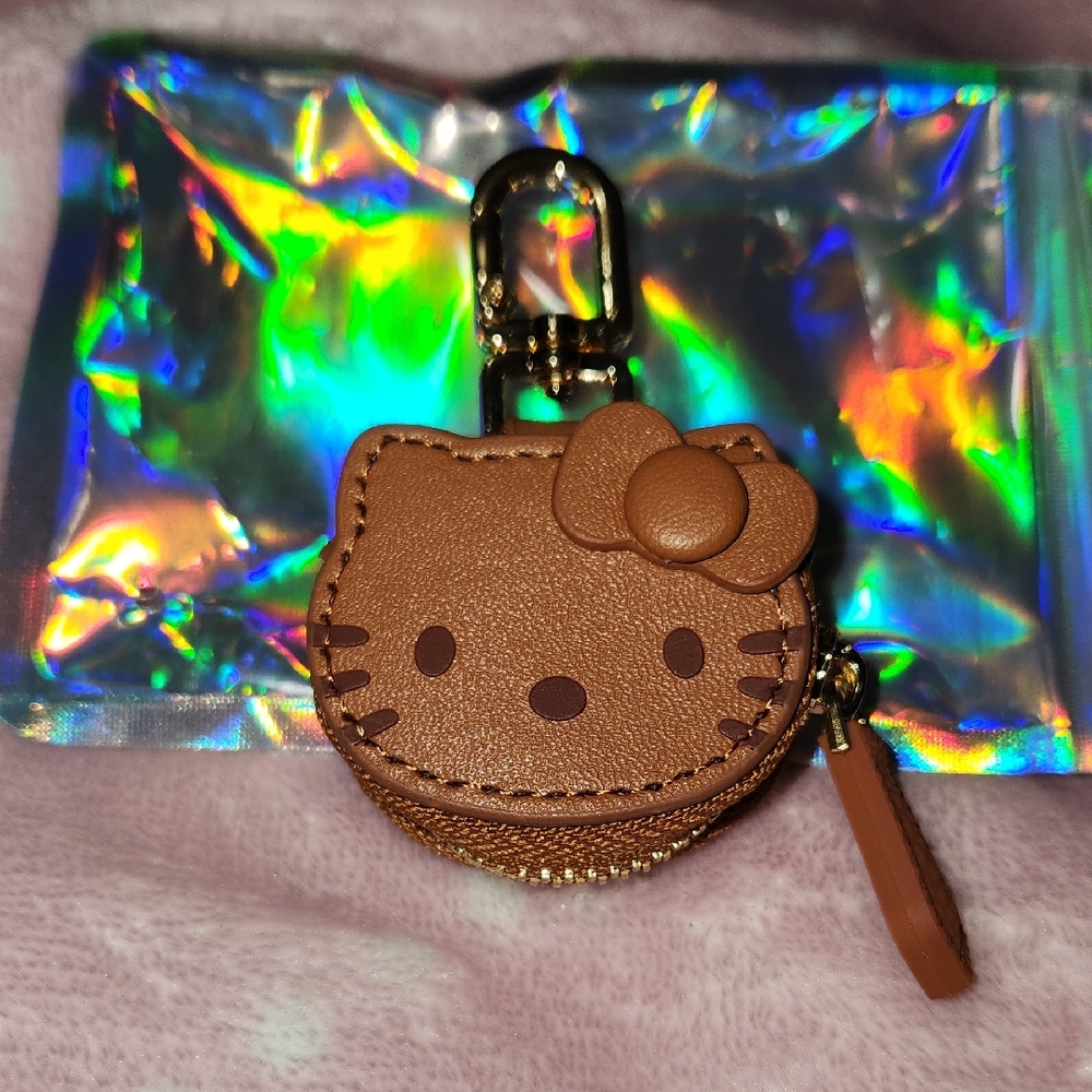 Brown Hello Kitty Coin Purse